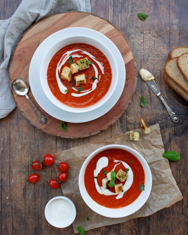 Tomatsoppa med krutonger i gruppen Recept / Ntfritt hos Green Warrior (recept_2021-05-23)